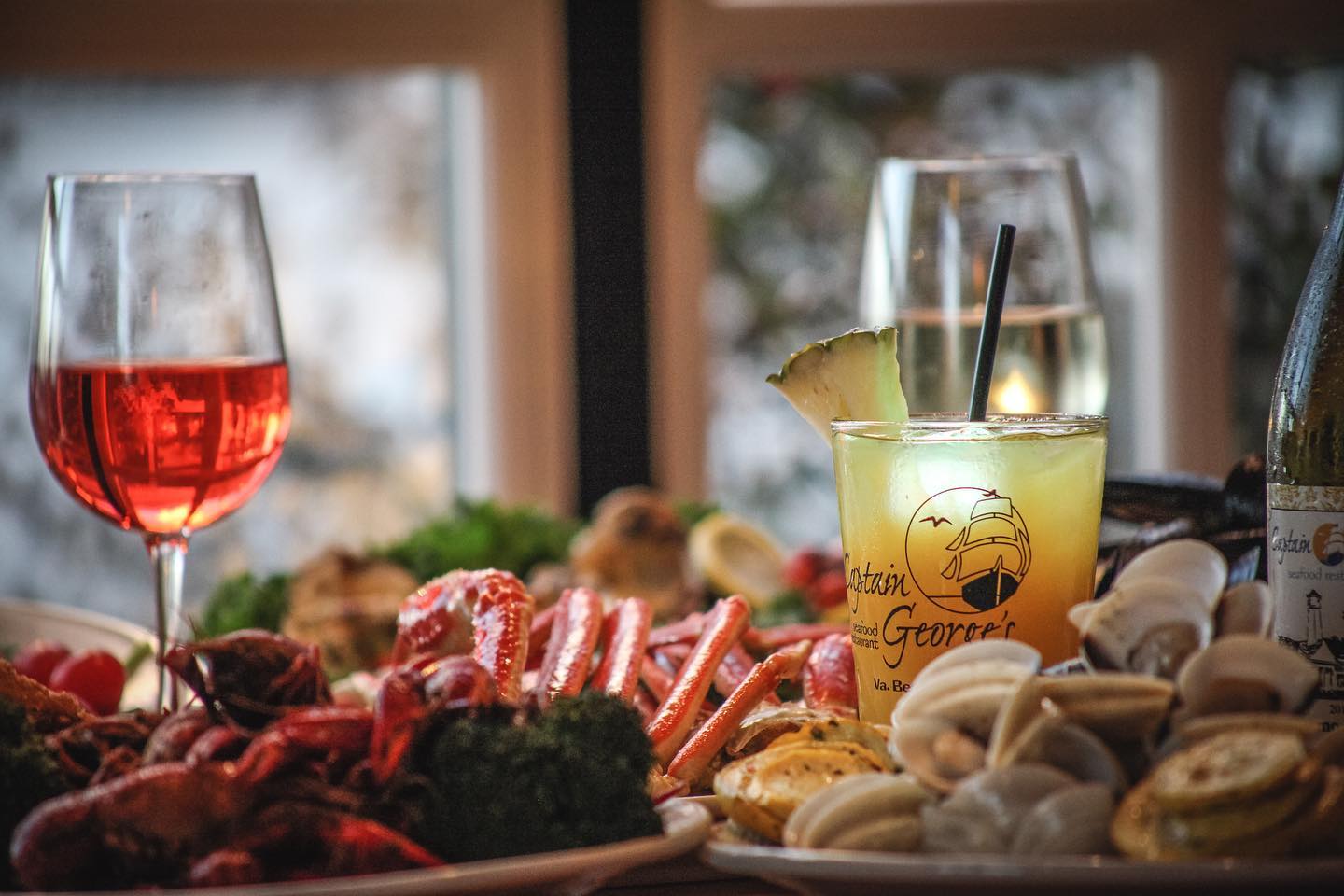 Things To Do Captain George's Seafood Restaurant